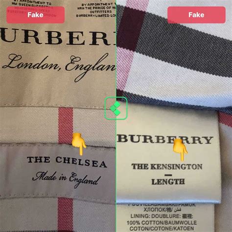 how to spot a fake burberry trench|how to check Burberry coat.